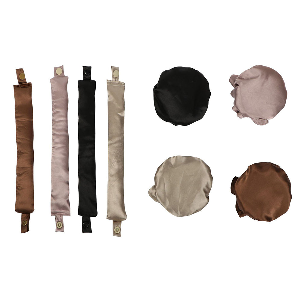 FQ165 Overnight Hair Curler Rod Bun Type Curling Hair Maker with Bun Cover FQ165 Overnight Hair Curler Rod Bun Type Curling Hair Maker with Bun Cover